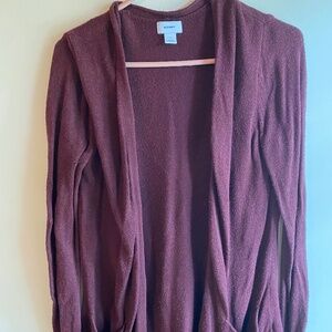 Maroon Old Navy cardigan